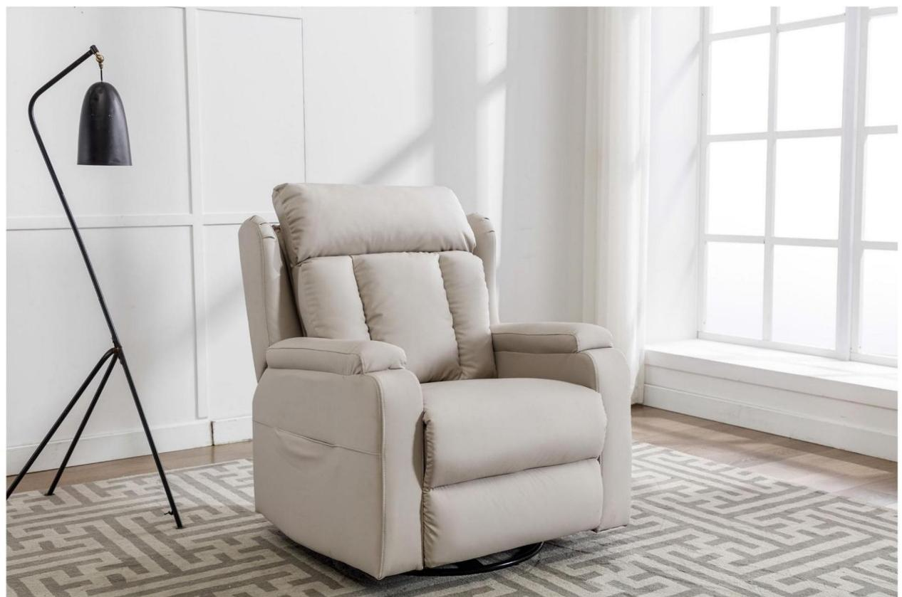Electric Power Recliner Chair, Oversized Leather Recliner Chairs for Adults, Modern Single Sofa Home Theater Seat 221219