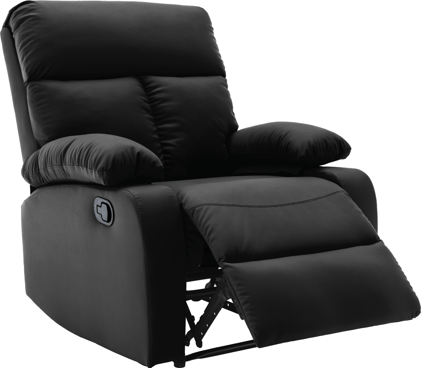 Manual Leather Recliner Chair, Small Recliner chair with Tech- cloth, Recliner Chair for Bedroom, Livingroom T01