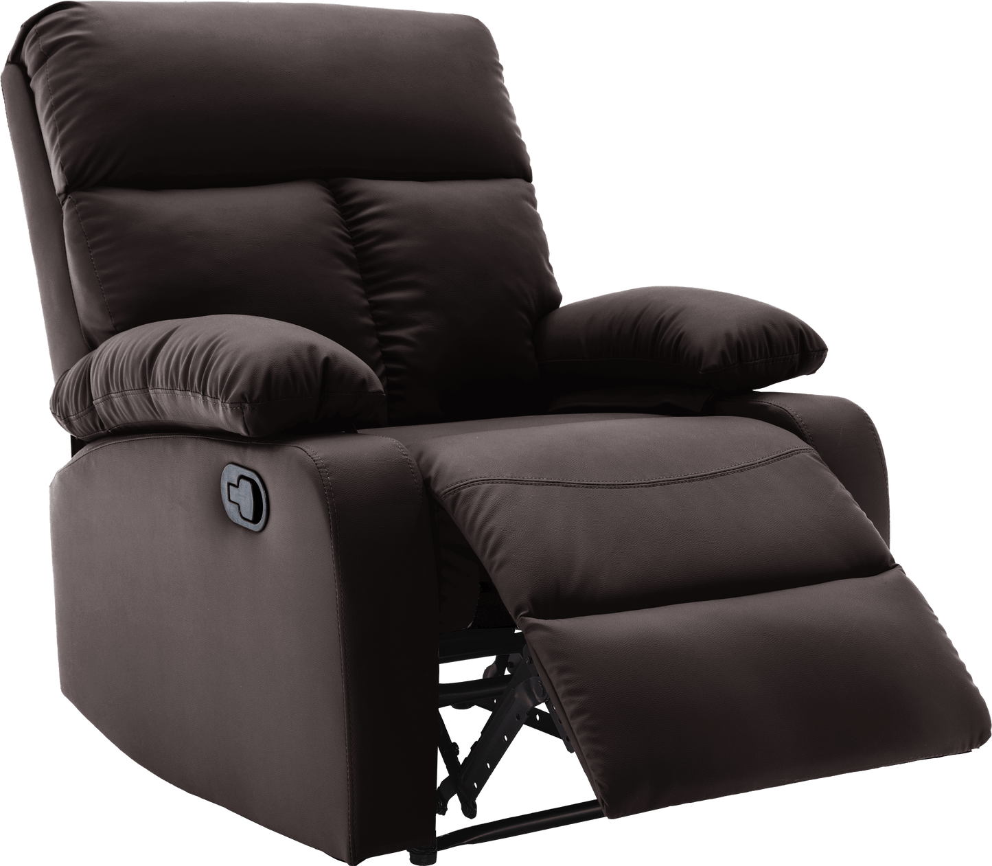 Manual Leather Recliner Chair, Small Recliner chair with Tech- cloth, Recliner Chair for Bedroom, Livingroom T01