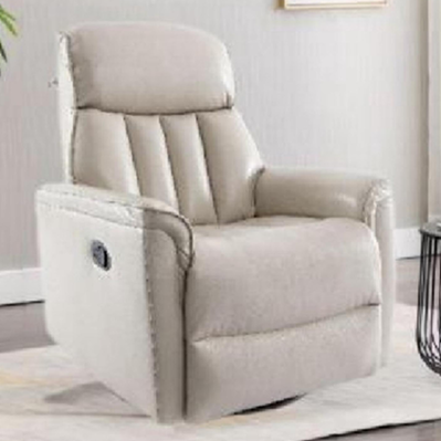 2228 Rolled Arm Fabric Manual Recliner, Traditional Single Sofa Chair, Push Back Armchair with Scroll Arms, Ergonomic Recliner for Living Room Bedroom Classic Decor