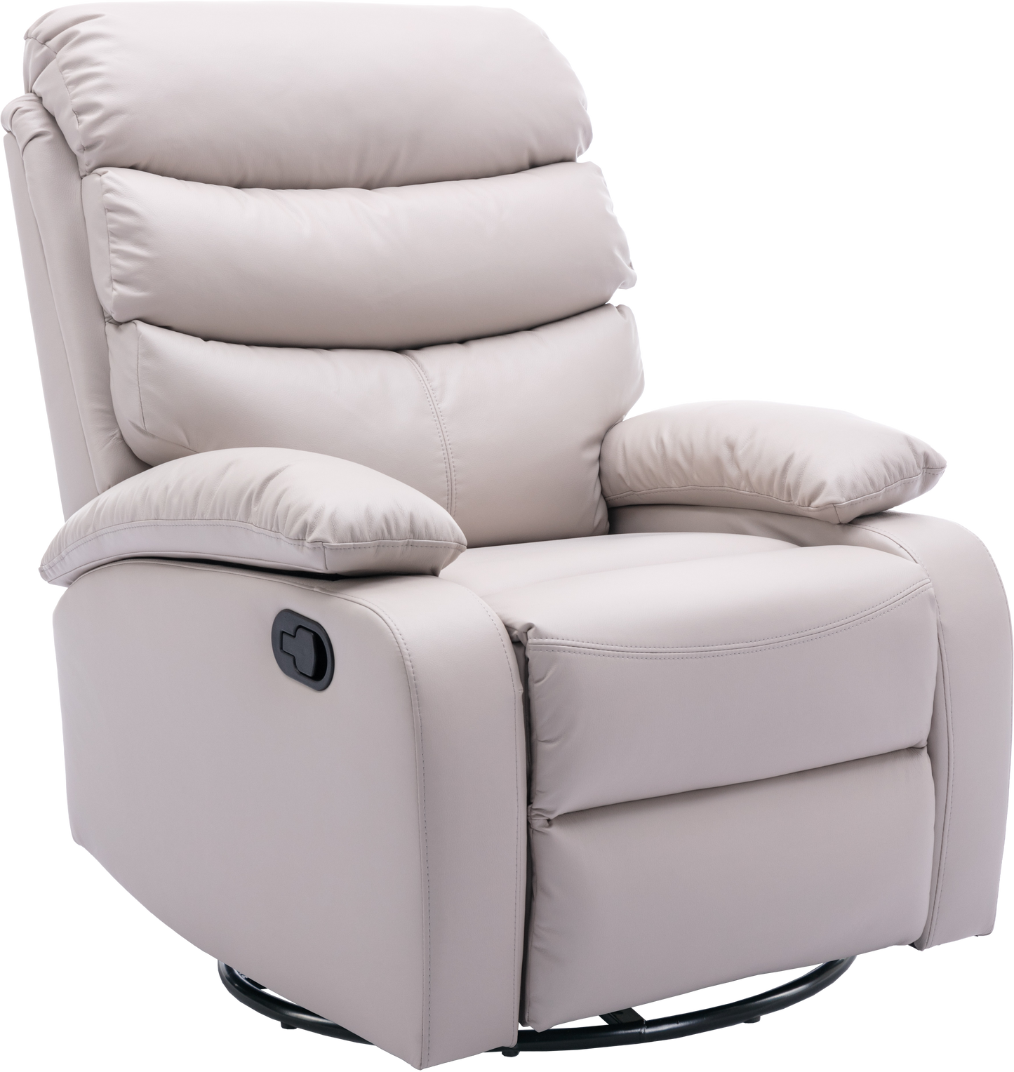 Manual Leather Recliner Chair, Small Recliner chair with Tech- cloth 8018