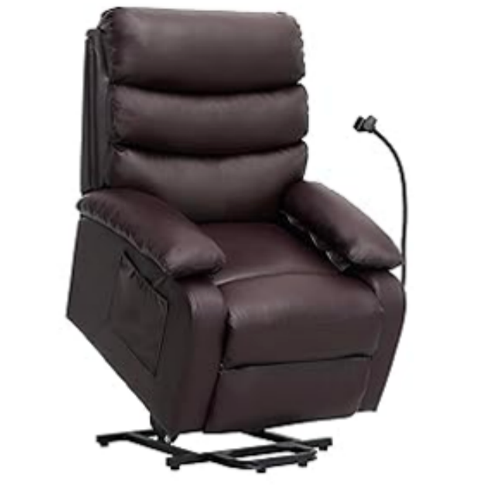 Power Lift Recliner Chair for Elderly, Micro Leather Electric Lift Chair Recliner with phone holder for Living Room, Bedroom 8018 lift chair