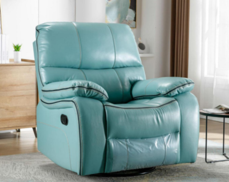 Oversized Recliner Chair 400LBS, Manual Recliner with Soft Overstuffed Arms and Back for Living Room, Bedroom, Study Room/221116