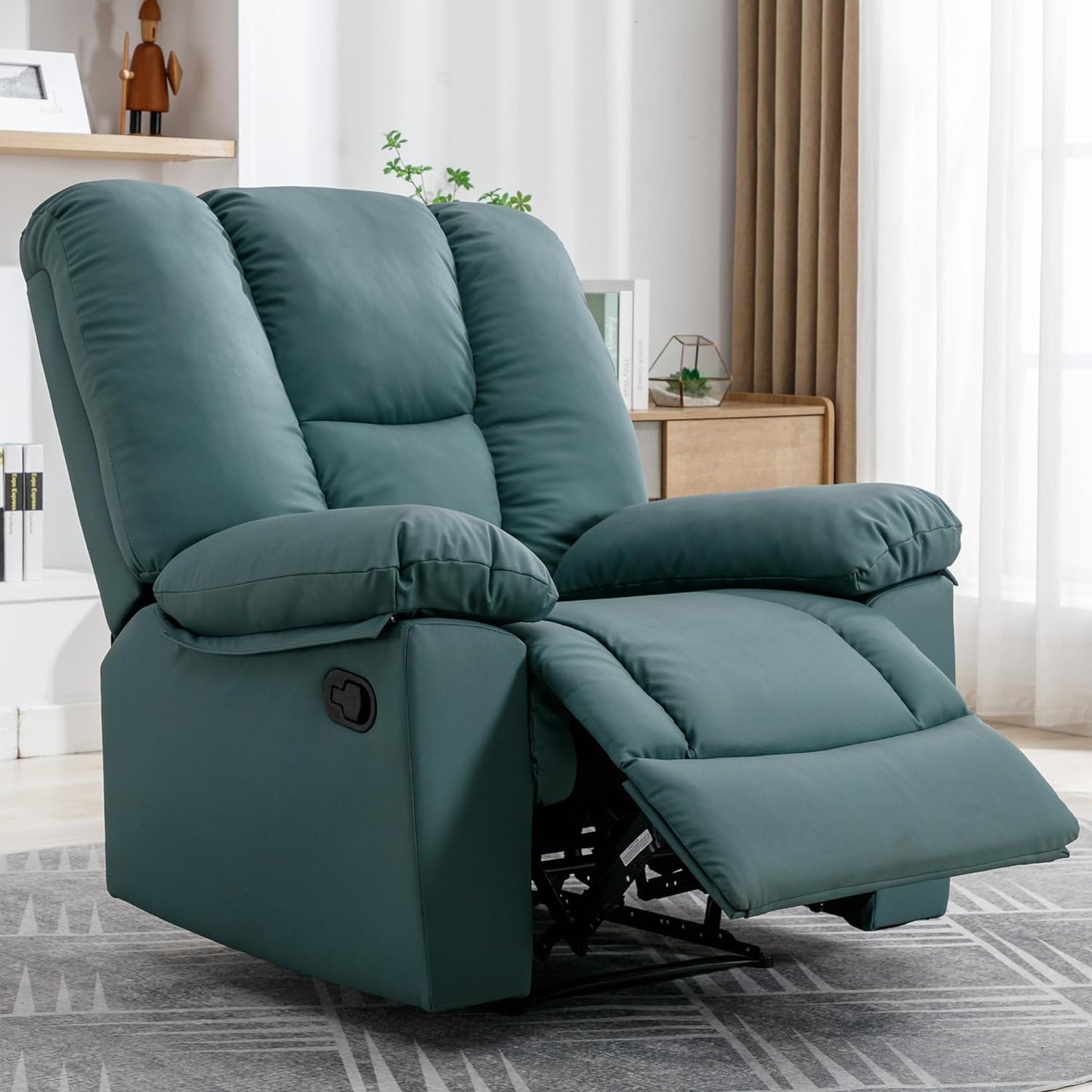 Oversized Recliner Chair, Recliners with Soft Overstuffed Arms and Back for Living Room, Bedroom, Study Room 221119