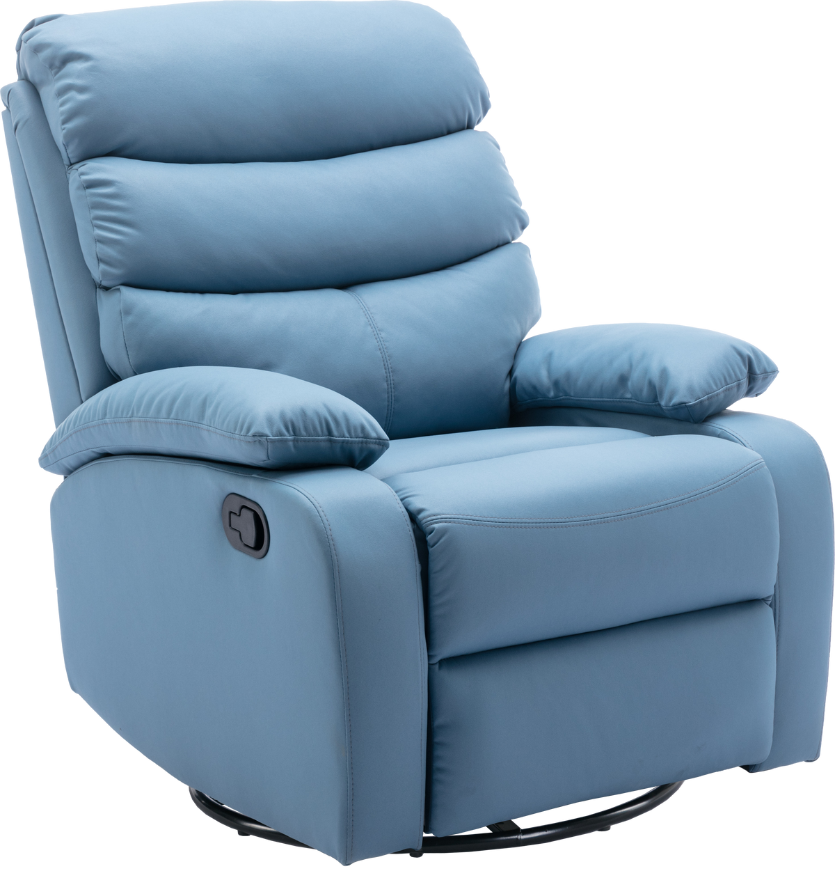 Manual Leather Recliner Chair, Small Recliner chair with Tech- cloth 8018