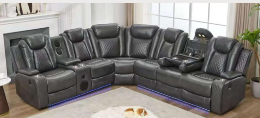 247611 Premium Plush Thick Fabric Push Back Recliner, Extra Soft Overstuffed Single Sofa Armchair, High End Comfort Leisure Recliner for Master Bedroom Luxury Living Room