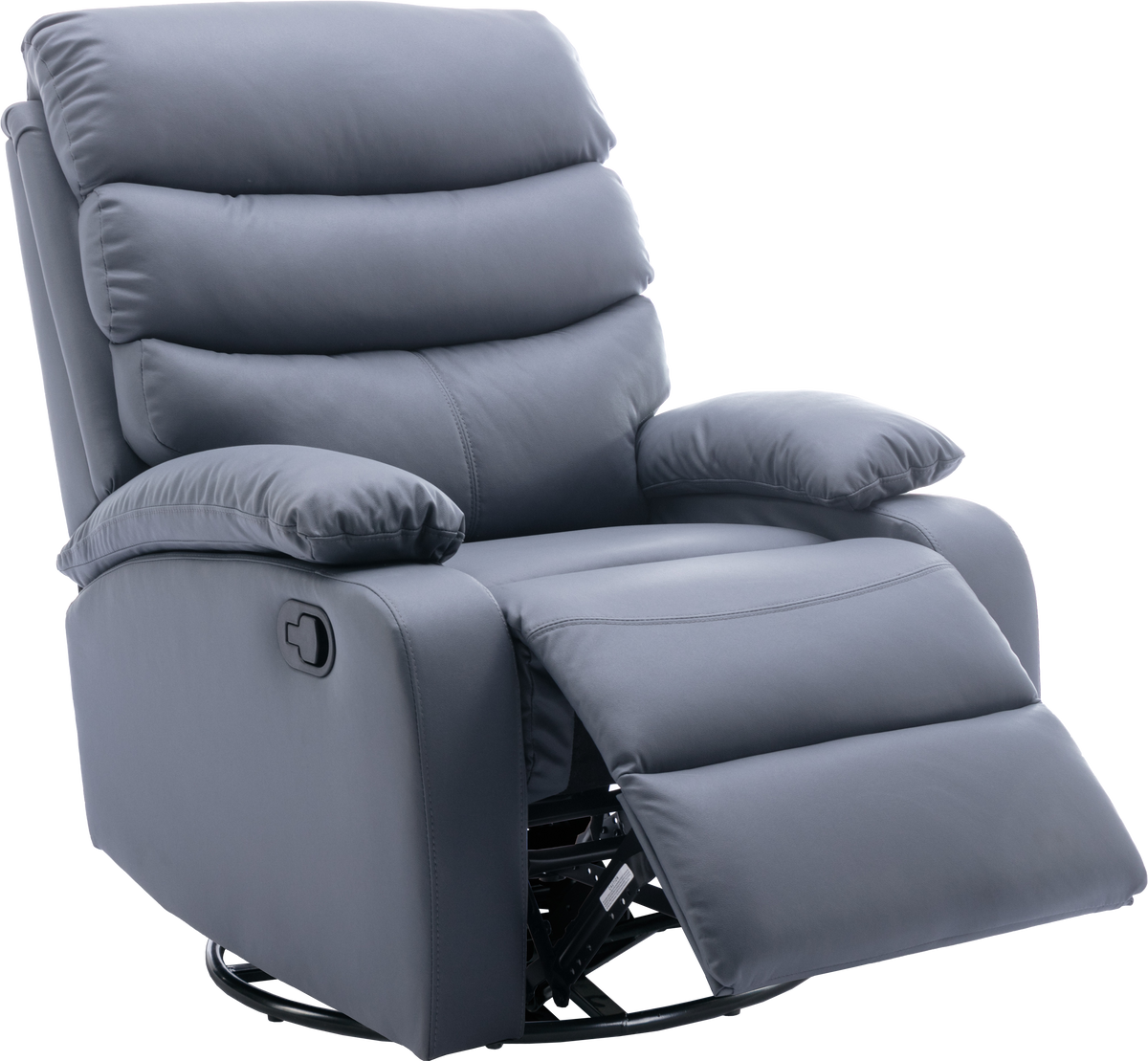 Manual Leather Recliner Chair, Small Recliner chair with Tech- cloth 8018