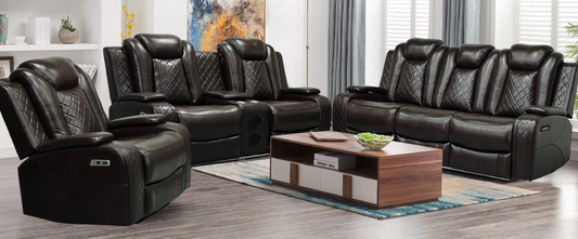 TRANSFORMERS  Light Grey Leather L-Shaped Recliner Sectional Sofa – Premium Choice For Large Living Rooms